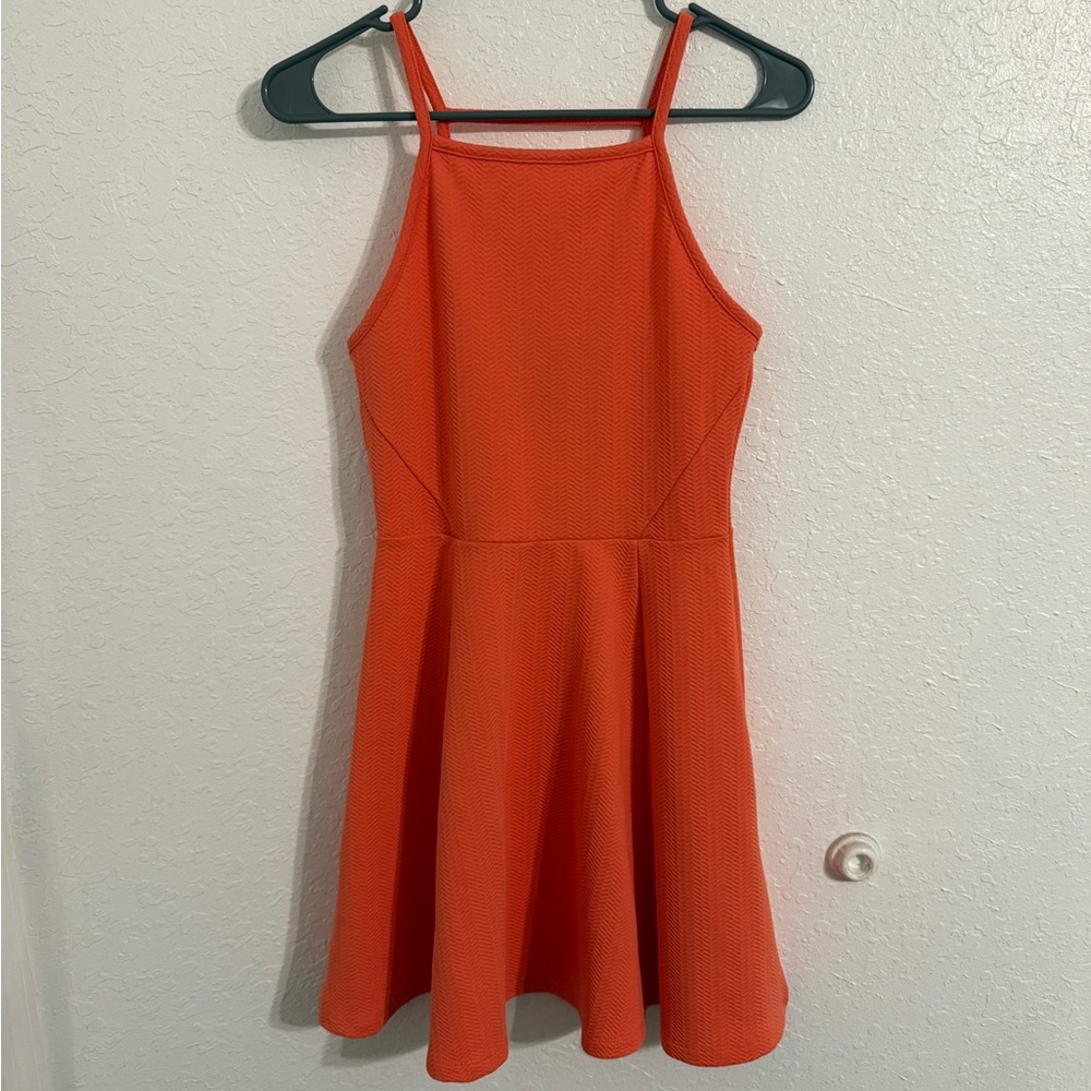 Vibrant Orange/Peach Sleeveless H&M Dress NWT
